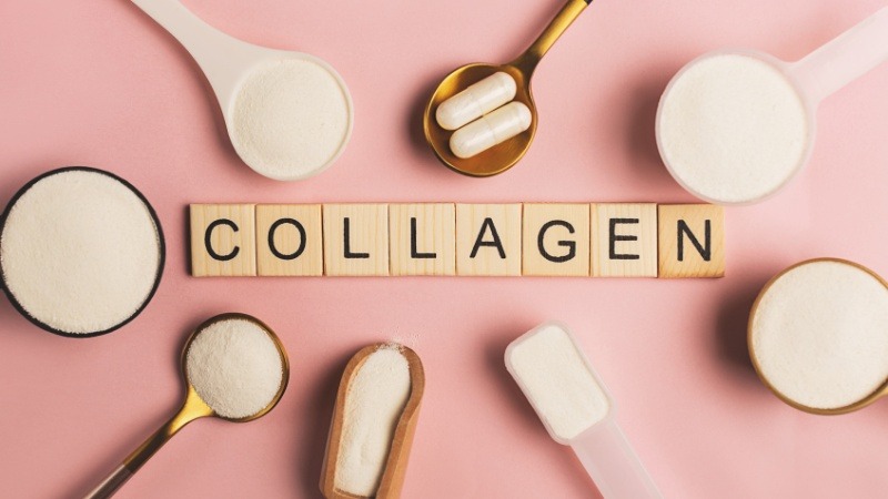 Sử dụng các sản phẩm chứa collagen dạng uống
