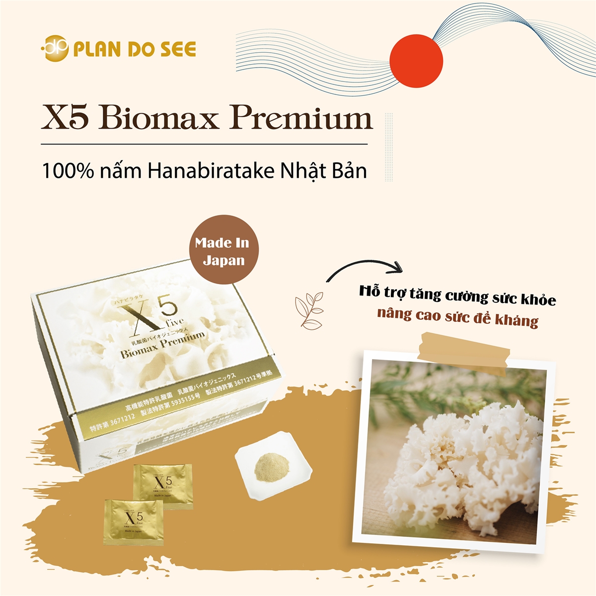Thực phẩm bảo vệ sức khỏe X5 Biomax Premium Nhật Bản