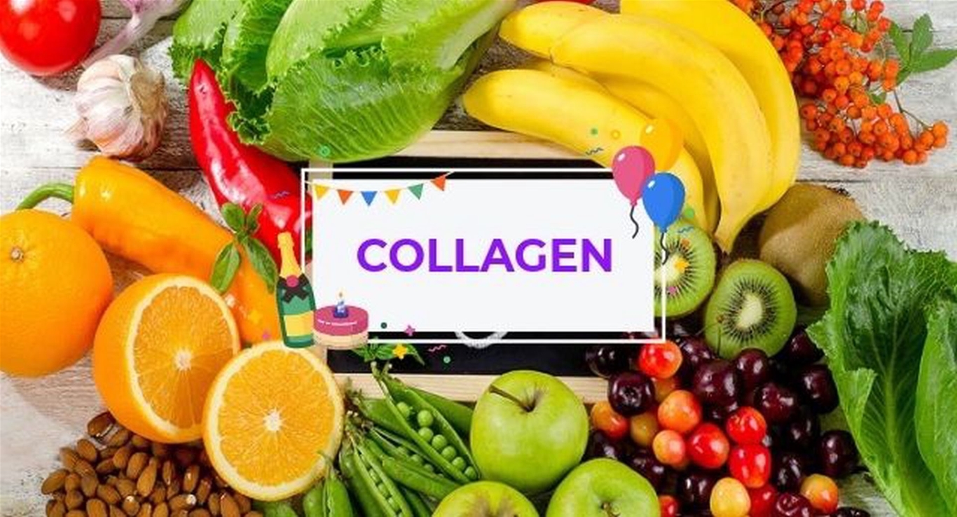 Thực phẩm chứa các chất dinh dưỡng như vitamin C, kẽm và đồng giúp tăng lượng collagen trong cơ thể